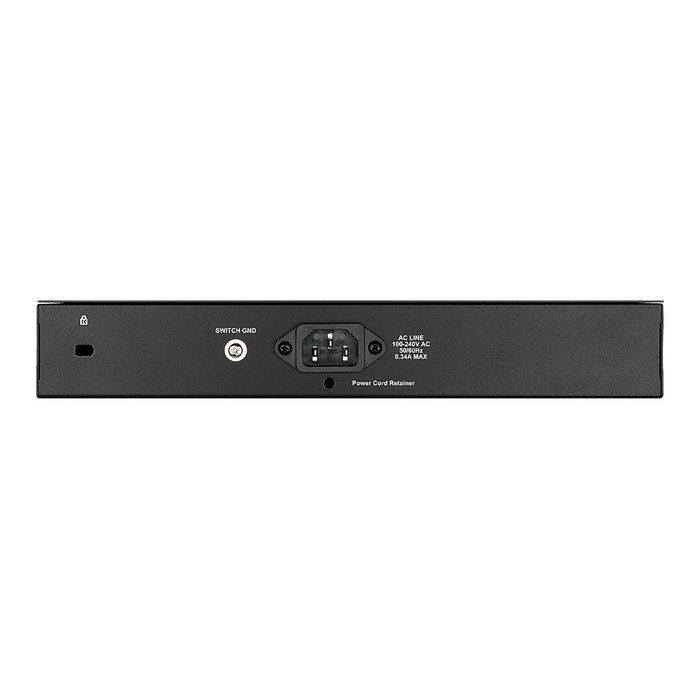 D-Link DGS-1210-08P Conmutador Gestionado L2 Gigabit con 8 Puertos PoE+, 2 SFP, Montaje en Rack, Negro