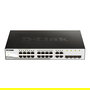 D-Link DGS-1210-20/E Switch Gestionado L2 Gigabit 16 Puertos RJ-45 + 4 Combo SFP, Rack 1U