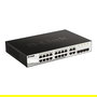 D-Link DGS-1210-20/E Switch Gestionado L2 Gigabit 16 Puertos RJ-45 + 4 Combo SFP, Rack 1U