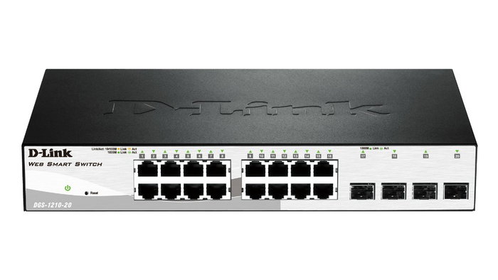 D-Link DGS-1210-20/E Switch de red 20 puertos Gigabit Capa 2