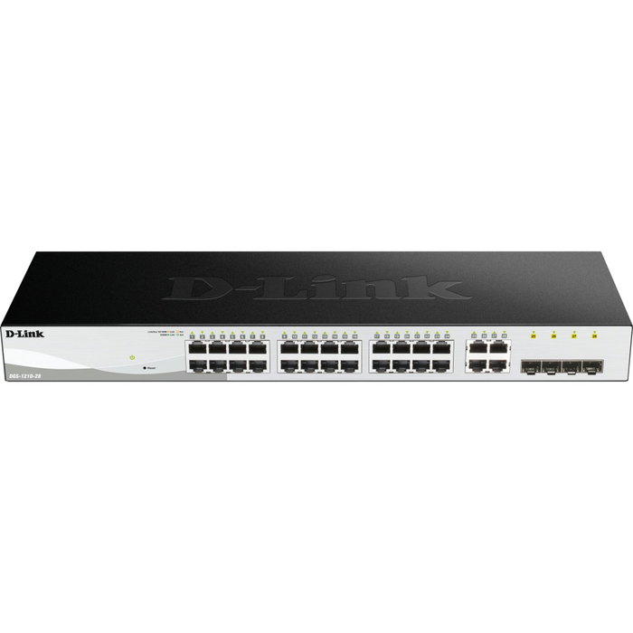 D-Link DGS-1210-28 Switch Gestionable 28 Puertos Gigabit + 4 Combo SFP