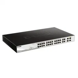 D-Link Switch Smart DGS-1210-28MP 28 Puertos Gigabit PoE RJ-45/SFP