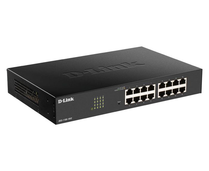 D-Link DGS-1100-16V2/E Switch de red inteligente 16 puertos Gigabit