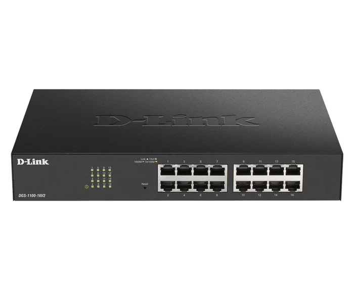 D-Link DGS-1100-16V2/E Switch de red inteligente 16 puertos Gigabit
