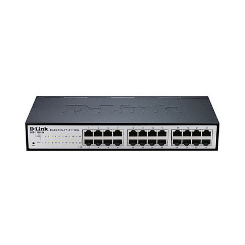 D-Link DGS-1100-24V2/E M RM - Switch Gestionado L2, 24 Puertos Gigabit Ethernet (10/100/1000), Full Duplex, Montaje en Rack 1U, Negro/Gris D-Link DGS-1100-24V2/E M RM - Switch Gestionado L2, 24 Puertos Gigabit Ethernet (10/100/1000), Full Duplex, Montaje en Rack 1U, Negro/Gris