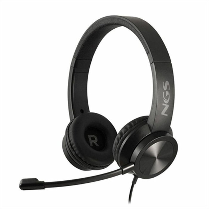 NGS MSX 11 PRO Auriculares de Diadema con Micrófono, Negro