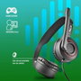 NGS MSX 11 PRO Auriculares de Diadema con Micrófono, Negro
