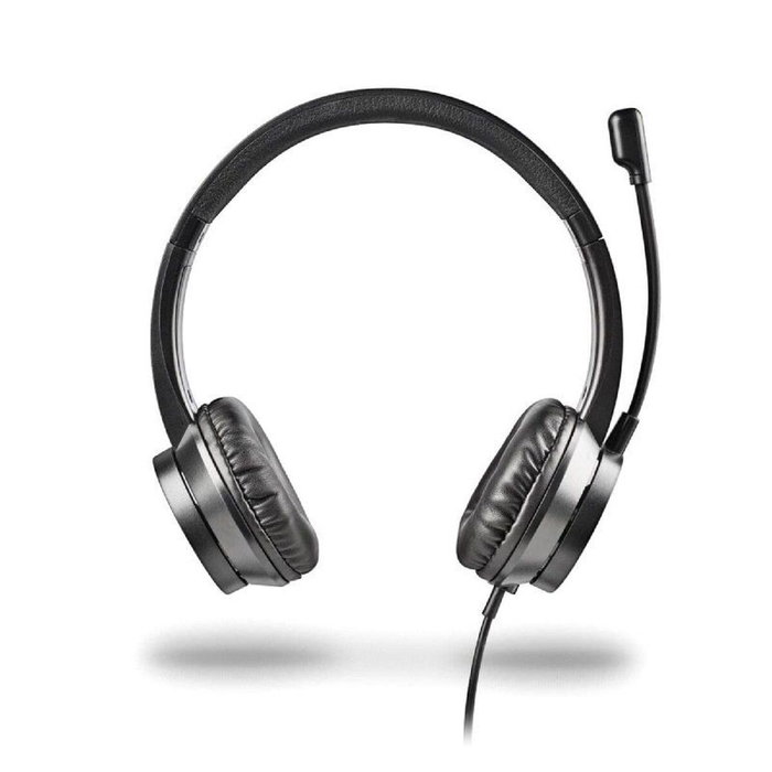 NGS MSX 11 PRO Auriculares de Diadema con Micrófono, Negro