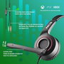 NGS MSX 11 PRO Auriculares de Diadema con Micrófono, Negro