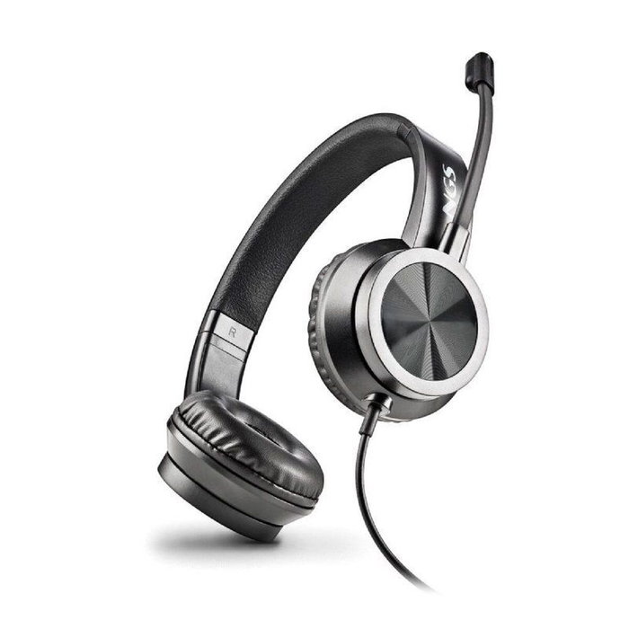 NGS MSX 11 PRO Auriculares de Diadema con Micrófono, Negro