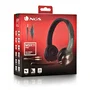 NGS MSX 11 PRO Auriculares Supraurales con Micrófono, Negro