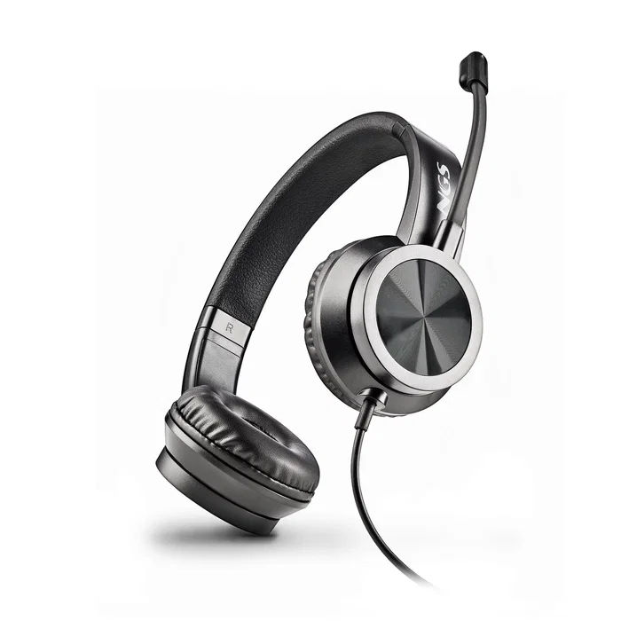 NGS MSX 11 PRO Auriculares Supraurales con Micrófono, Negro