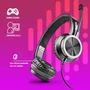 NGS MSX 11 PRO Auriculares Supraurales con Micrófono, Negro