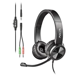 NGS MSX 11 PRO Auriculares Gaming Supraurales con Micrófono Negro