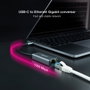 Nanocable Conversor USB-C a Ethernet Gigabit 10/100/1000 Mbps, Gris, 15 cm