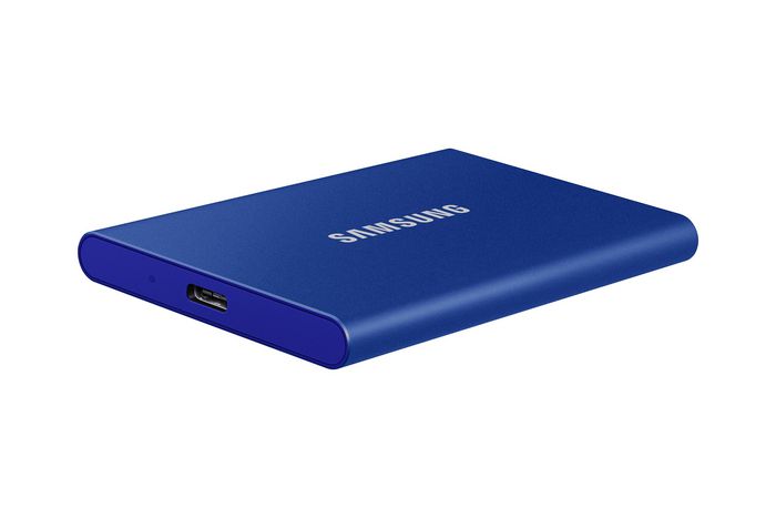 Samsung SSD T7 Portable 2TB NVMe Externo - Azul, Lectura 1050MB/s, Escritura 1000MB/s - Almacenamiento Externo de Alta Velocidad