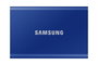 Samsung SSD T7 Portable 2TB NVMe Externo - Azul, Lectura 1050MB/s, Escritura 1000MB/s - Almacenamiento Externo de Alta Velocidad