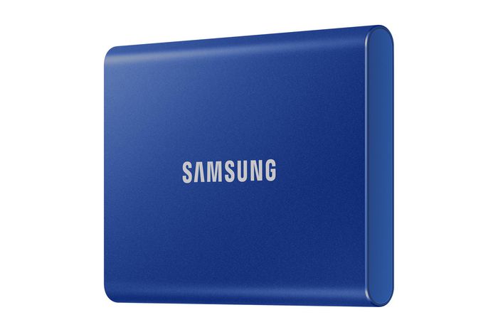 Samsung SSD T7 Portable 2TB NVMe Externo - Azul, Lectura 1050MB/s, Escritura 1000MB/s - Almacenamiento Externo de Alta Velocidad