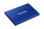 Samsung SSD T7 Portable 2TB NVMe Externo - Azul, Lectura 1050MB/s, Escritura 1000MB/s - Almacenamiento Externo de Alta Velocidad