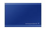 Samsung SSD T7 Portable 2TB NVMe Externo - Azul, Lectura 1050MB/s, Escritura 1000MB/s - Almacenamiento Externo de Alta Velocidad