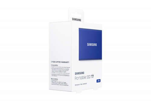 Samsung Portable SSD T7 2 TB Azul