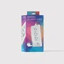 Nanocable 10.37.0013-W Regleta Sobremesa con 3 Tomas, 1 USB-C y 1 USB-A, 18W, LED con Interruptor, Protección Infantil, 1.5 m Cable, Aluminio/Blanco