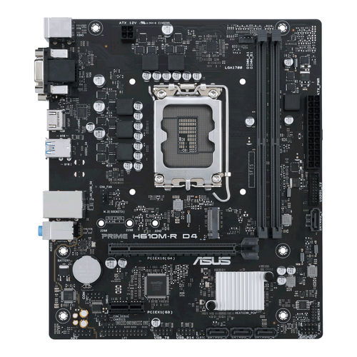 ASUS PRIME H610M-R D4 LGA 1700 DDR4 HDMI PCIE3.0 4SATA3 USB3.2 MATX ASUS PRIME H610M-R D4 LGA 1700 DDR4 HDMI PCIE3.0 4SATA3 USB3.2 MATX