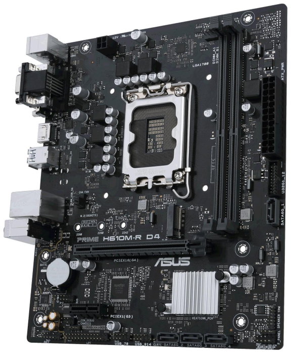 Asus Prime H610M-R D4 DDR4 Micro ATX LGA 1700
