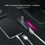 Nano Cable 10.03.0408 Hub USB-C a RJ45 Gigabit y 3xUSB 3.0, Gris