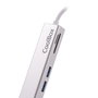 Coolbox Hub Coolbox Minidock USB Tipo C a HDMI, 2x USB 3.0, Lector Tarjetas SD/microSD - Adaptador USB-C para Portátiles, MacBook, Windows, Chromebook