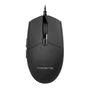 Tacens Anima AMG Ratón Óptico Gaming y Oficina para Mano Derecha, 3200 DPI Ajustable, Switches Mecánicos Huano, Ultraligero 100g, PC, Mac, PS5, Xbox Series X/S, Cable 1.6m, Negro
