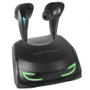 Mars Gaming MHI-Ultra Auriculares Inalámbricos TWS Bluetooth 5.3, ANC+ENC, Batería 24h, Carga Inalámbrica, RGB Flow, IPX4, Negros
