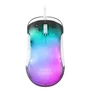Mars Gaming MMGLOWW Ratón Gaming RGB para Mano Derecha, Sensor Óptico 12800 DPI, Iluminación Chroma-Glow 16.8M Colores, Cable Paracord, Ultraligero 75g, Color Blanco