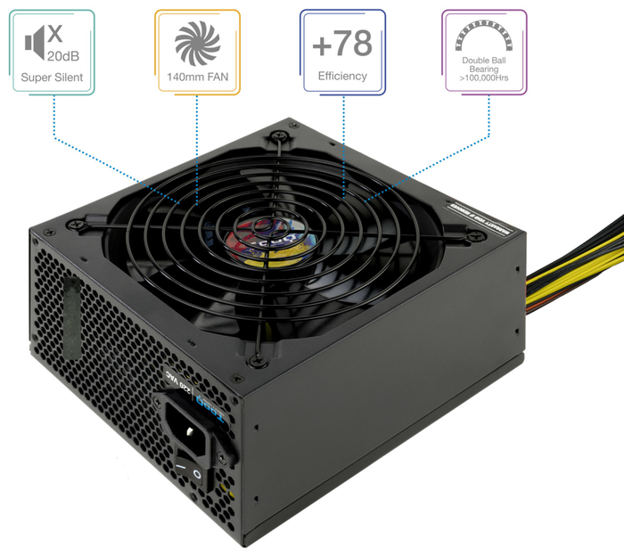 TOOQ TQAPOLO-650SP 650W ATX con PFC Activo TOOQ TQAPOLO-650SP 650W ATX con PFC Activo