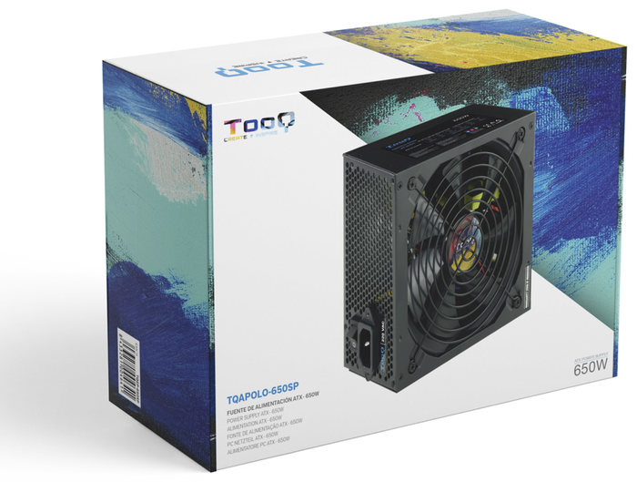 TOOQ TQAPOLO-650SP 650W ATX con PFC Activo TOOQ TQAPOLO-650SP 650W ATX con PFC Activo