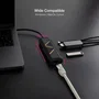 Nanocable 10.16.0501 Hub USB-C 5 en 1 con 2x USB-A 3.0, HDMI 1.4 (4K@30Hz), RJ45 Gigabit, Puerto USB-C PD de 100W, Carcasa de Aluminio