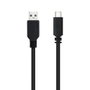 Nanocable 10.01.2103 Cable USB 2.0 de 3m con conectores USB-A y USB-C Negro