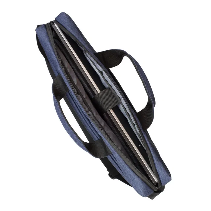 Ewent EW2516 Maletín para Portátil de 15.6 Pulgadas (39.6 cm), Azul, con Compartimento para Tableta y Material Impermeable