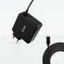 Tooq TQLC-USBC90PD Cargador de Portátil 90W USB-C/USB-A Negro