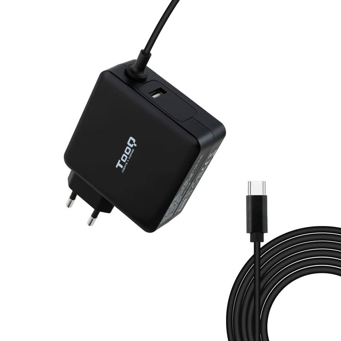 Tooq TQLC-USBC90PD Cargador de Portátil 90W USB-C/USB-A Negro Tooq TQLC-USBC90PD Cargador de Portátil 90W USB-C/USB-A Negro