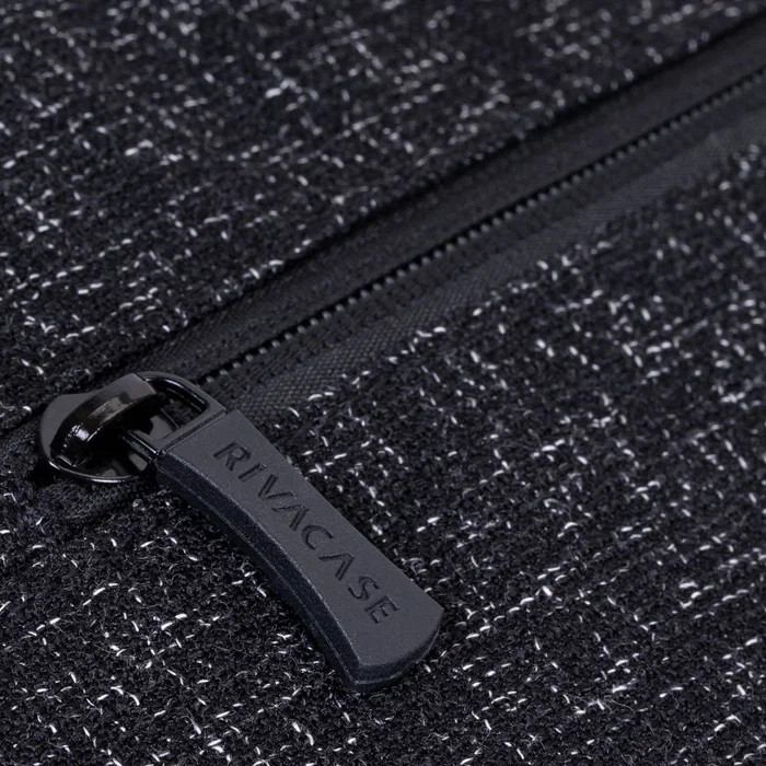 Rivacase 7915 Funda para Portátil 15.6 pulgadas (39.6 cm) Negra con Asa y Cremallera, Compartimento para Tableta, Resistente a Agua y Golpes - 330g