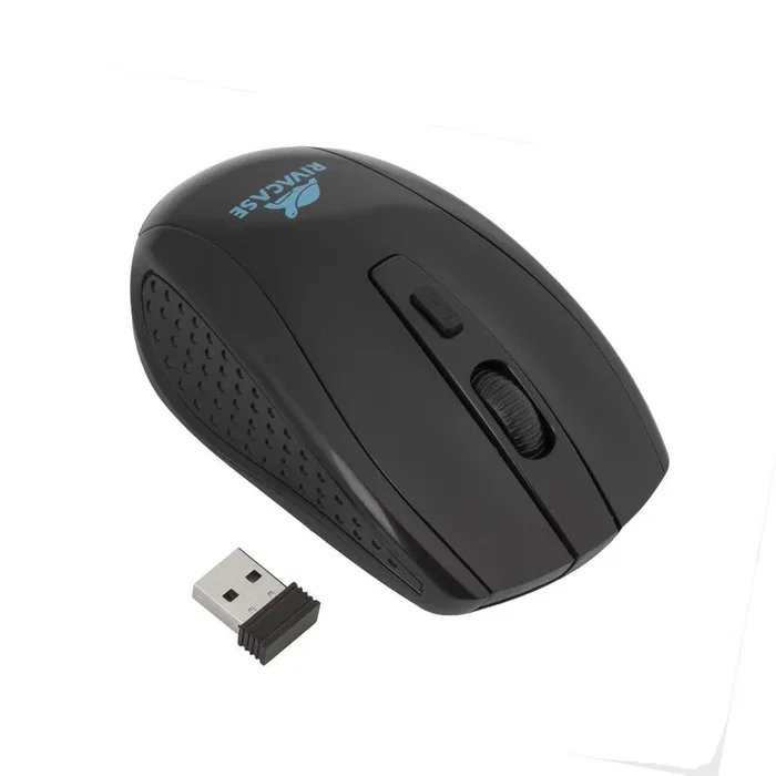 Rivacase 8038 Maletín para Portátil 15.6 pulg. + Ratón Inalámbrico Negro