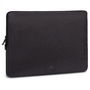 Rivacase 7705 Suzuka Funda para portátil de 15.6 Pulgadas, Protectora, Resistente al Agua, Poliéster Negro