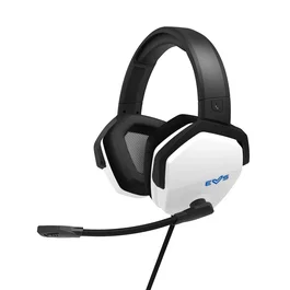 Energy Sistem Auriculares Gaming Diadema ESG 4 WHITE Thunder Alámbrico con Conexión USB tipo A, Blanco, Circumaural, Frecuencia 20-20000 Hz, para PC y Mac