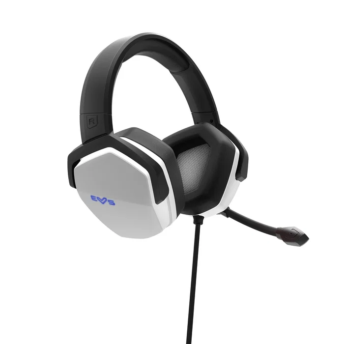Energy Sistem Auriculares Gaming Diadema ESG 4 WHITE Thunder Alámbrico con Conexión USB tipo A, Blanco, Circumaural, Frecuencia 20-20000 Hz, para PC y Mac
