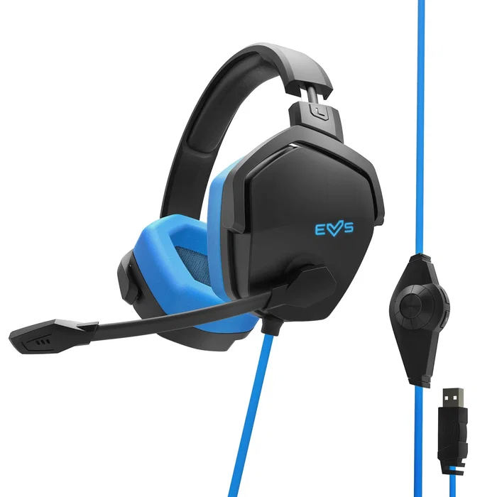 Energy Sistem Auriculares Gaming ESG-4 Blue con Micrófono para PC y Consolas