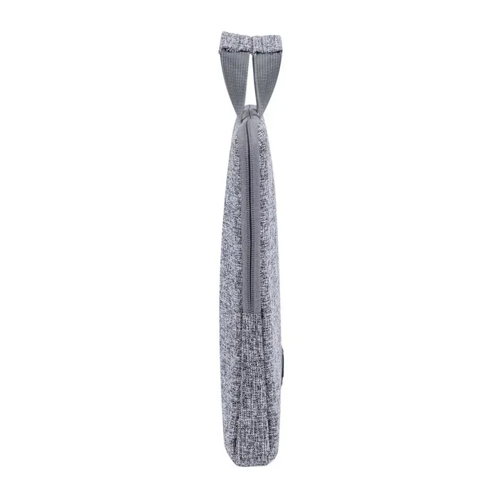 Rivacase 7915 Funda para Portátil y Tablet Universal 15.6 Pulgadas (39.6 cm) Negro Gris con Asa de Transporte, Cremallera y Bolsillo Trasero - Resistente a Golpes, Agua y Polvo