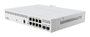 MikroTik CSS610-8P-2S+IN Switch de Red 8 Puertos Gigabit Ethernet PoE, 2 Puertos SFP+ 10Gbps, SwOS Lite Blanco