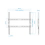 Tooq Soporte de Pared Fijo LP1070F-B para TV de 32-70 pulgadas