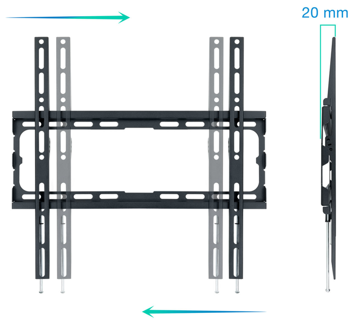 Tooq Soporte de Pared Fijo LP1070F-B para TV de 32-70 pulgadas Tooq Soporte de Pared Fijo LP1070F-B para TV de 32-70 pulgadas